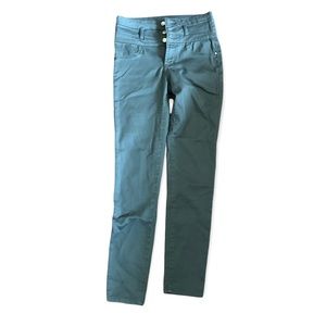 refuge green skinny pants